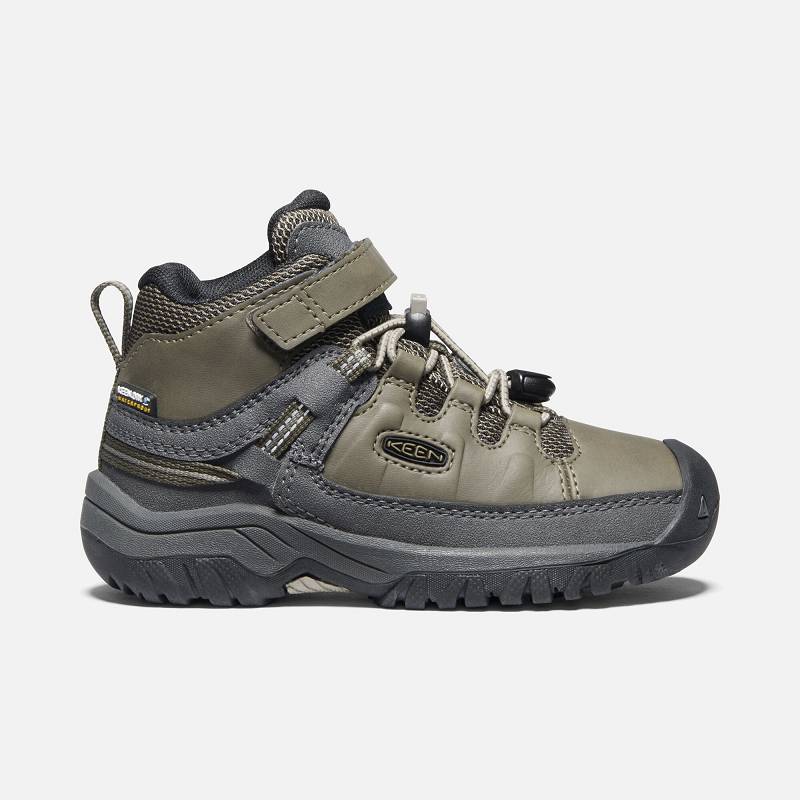 Keen Targhee Waterproof Wanderstiefel Kinder DE-17952 Bungee Cord/Dark Olive - Keen Kinderschuhe Oli